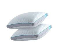 Premium Pillows 2 Pack Hotel Quality Hybrid Neck Pillow For Bed Stomach Back Side Sleepers Filled With Shredded Memory Foam Pillow And Down Alternative Hypoallergenic Soft Breathable Bamboo Fabric