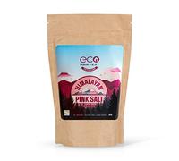Premium Pink Himalayan Salt (Coarse) 950gms. Pure UNREFINED, 100% Natural Pink crystal rock in a Biodegradable and Compostable Kraft pouch. Wellness salt by Eco Harvest®