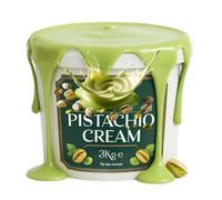 Premium Pistachio Cream Spread 3kg - Deliciously Smooth & Spreadable Pistachio Paste - Rich Nutty Flavour - Perfect for Baking, Desserts & Breakfast - Suitable for Vegetarians