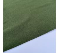 Premium Plain Coloured Cotton Elastane Stretch Jersey Spandex Fabric Material Dress Craft | 58" - 148 cm Wide (Per Metre, Olive Green)