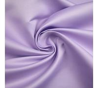 Premium Plain Smooth Heavy Matt Duchess Bridal Satin Fabric Wedding Dress 58" (Sample (10cm x 10cm), Lilac 7690)