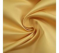 Premium Plain Smooth Heavy Matt Duchess Bridal Satin Fabric Wedding Dress 58" (Sample (10cm x 10cm), Pale Honey Gold 7698)