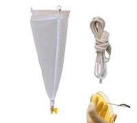 Premium Plankton Net 23.62" - Fine Mesh Nylon 20/25 μm for Efficient Phytoplankton & Protozoa Collection Essential Marine Biology Research Tool for Aquatic Enthusiasts