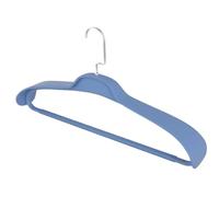 Premium Plastic Coat Hangers - 20 Pack Dark Blue Wide Shoulder Seamless Design for Adults Space-Saving Suit Hangers Ideal for Clothes nization and Closet Storage