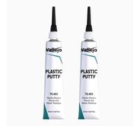 Premium Plastic Putty 20ml x2 with Precision Sanding Applicator |Fast drying Model Gap Filler & Seam Repair Kit for Acrylic Models, Warhammer, Gundam & Scale Kits| AJ Traders Bundle (2)