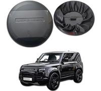 Premium Plastic Spare Tire Cover Carpathian Grey for Land Rover Defender 90 110 130 | Rear Wheel Protection 2020 2021 2022 2023 2024 Models