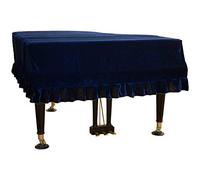 Premium Pleuche Grand Piano Cover, Anti-dust Blemish Scratch, 160cm/62.9inches, Blue