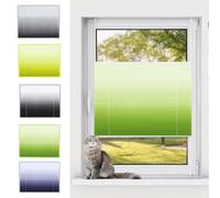 Premium Plissee Blind No Drill 30x90 cm - Window & Door, Pleated Shades, Green Pleated Roller Blinds, Easy Installation, Stylish Home Decor
