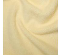 Premium Polar Fleece Fabric Material by The Metre 30 Plain Colours 149cm Wide (Lemon) (Half METRE - 50 x 150cm)