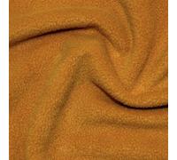 Premium Polar Fleece Fabric Material by The Metre 30 Plain Colours 149cm Wide (Ochre) (Fat Quarter - 50 x 70cm)