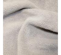 Premium Polar Fleece Fabric Material by The Metre 30 Plain Colours 149cm Wide (Silver) (Fat Quarter - 50 x 70cm)