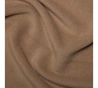 Premium Polar Fleece Fabric Material by The Metre 30 Plain Colours 149cm Wide (TAN) (ONE METRE - 100 x 150cm)