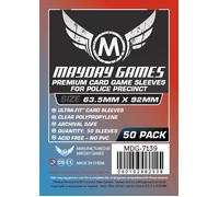 Premium "Police Precinct" Card Sleeves 63.5mm x 92mm (50)