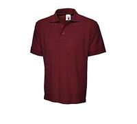 Uneek UC102 Premium Poloshirt 250GSM Maroon 4XL Colour: Maroon, Size: 4XL