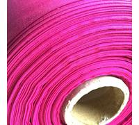 Premium Polycotton SHEETING - 240cm / 94" Wide *Sold Per Metre* * Plain Bed Fabric (Cerise Sheeting) (1 - Metre)