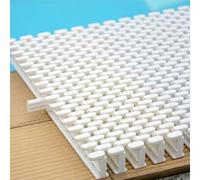 Premium Pool Grate - Heavy-Duty Shower Drain Cover for Above Ground Pools, Walkways & Balconies, 25x100CM, 10-Pack - Durable & Slip-Resistant Design