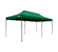 Dellonda Premium 3x6m Pop-Up Gazebo Fabric Dark Green Canopy - DG140