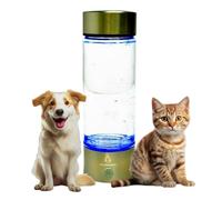 Premium Portable Hydrogen Water Bottle Generator, Improve Water in 3 Minutes Quick Electrolysis, 420ml Antioxidant Hydrogen Water for The Whole Family, Ideal for Dogs and Cats.