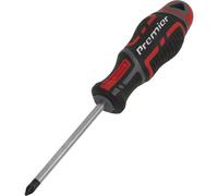 PREMIUM Pozi 1 x 75mm Screwdriver - Ergonomic Soft Grip - Magnetic Tip Driver