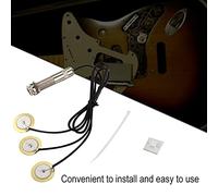 Premium Prewired Pickup Piezo Amplifier for Guitar | High Sensitivity & Low Noise | Convenient Self-Adhesive Design Accessory for Optimal Sound Quality and Easy Installation