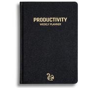 Premium Productivity Planner - Weekly Undated - Luxury Hardcover - 120 GSM Ivory Paper - Weekly & Monthly Review & Planner; Habit Tracking, Goal Setting & Time Management by quirrel.