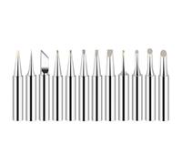 Premium Professional 12 Piece Soldering Iron Tip Heads Set High Durability Multiple Size for Precise Electronics Repair Professional Soldering Iron Tips