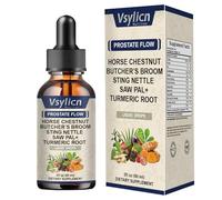 Premium Prostate Supplement, Prostate Support Drops Supplement for Men, Prostate Flow+Circulation Support, with Horse Chestnut, Butcher's Broom, Grape Seed, Maca Root, Boost Energy - 60ml