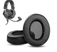 Premium Protein Leather Earpads Replacement for Audio Technica BPHS-1 BPHS1 BPHS1-XF4 Headsets Ear Cushions
