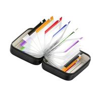 Premium PU Leather Medicine Organizers with Double Layer Net Pockets and Privacy Design for Home or Offices Use Travel Pills Case