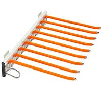 Premium Pull Out Pants Hangers Side-Mounted Trousers Rack Durable Aluminum Closet nizer Widened & Thickened Sliding Design for Easy Access