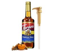 Premium Pumpkin Spice Syrup For Coffee 25.4Oz Bottle With AlphaPantry Gold Pump Coffee Syrup Dispenser