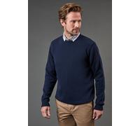 Premium Pure Cotton Crew Neck Jumper Maine Navy S