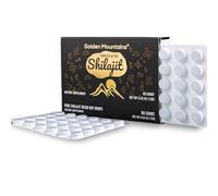 Premium Pure Shilajit Dry Drops by Siberian Green Altai Golden Mountains - 60 Count (200 mg) Food Supplement Fulvic Acid