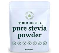 Premium Pure Stevia Powder, Powdered Stevia Extract Natural SteviaPowder for Baking, Zero Calorie Sweetener, No Fillers No Aftertaste, Non-GMO Keto Friendly, 810 Servings 113g