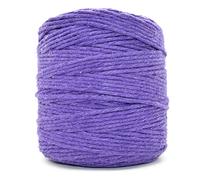 Premium Purple Macrame Cord, 100 m / 328 ft of 5 mm Thick Natural Cotton Thread Yarn Macrame Rope for Wall Hangings, Plant Hangers, DIY Crafts, Home Decorations, Gift Wrapping (Reel)