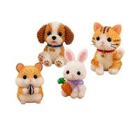 Premium PVC Animal Beadwork Crafting Set - 200g Lightweight Miniature Jewelry Making Kit | Engaging Fine Motor Skills Development Project for Classrooms, Parties, and Family Activities