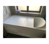 Premium PVC Bathtub Corner Cover - 0.6cm Thick Rolled Insulation Panel Waterproof & Perfect for Spa Shower & Bathroom 360-Degree Fit Easy Installation