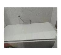 Premium PVC Bathtub Corner Cover - 1.2cm Thick Heat-Resistant Insulation Foldable 40kg Load Capacity 360° Adjustable Bathtub Caddy Tray Perfect for Spa Relaxation.