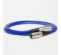 Premium QUAD 4 Pin Din to 4 Pin Din Lead. Pre-amp to Power-Amp. 33,44, 303, 405 (3m, Blue)
