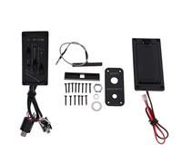 Premium Quality 1 Set Violin Fiddle Pickup | for Violin & Cello | Amplify Your Instrument's Sound | ABS Material | Black | CV-210E