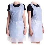 Premium Quality 100 Disposable Aprons for Adults White | Waterproof Apron Pack | Plastic Aprons Medical Virus Protection - PPE Disposable