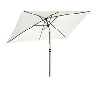 Premium Quality 3x2m Patio Parasol - Tilt Crank - 6 Ribs - Sun Shade - Garden -