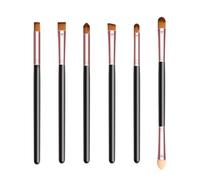 Premium Quality 6pcs Makeup Brushes For Eyes, Cosmetic Brush Set Pro Eyeliner Eyeshadow Eyebrow Lip Brushing Beauty Makeup ToolsWell managed