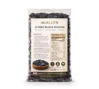 Premium Quality Black Raisins (Sultanas), Natural Dried Grapes, Without Seeds, Large Jumbo Size, No Sugar Added, High in Iron & Fibre, Clean & Fresh Quality 1 Kg Pack