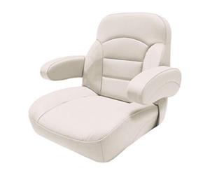 Premium Quality Captain's Chair for Yachts & Caravans, Ivory Colour, Marine Boat