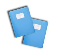 Premium Quality Display Book Folder for School, Filing, Storage, Interviews, CVS & Presentations, Assorted Colours, A4 Display Folder with 62 Pockets by Arpan (Blue - Pack of 2)