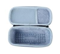 Premium-quality EVA Carrying Bag For JBL Flip 7 Speaker Anti-pressure Shockproof Drop-resistant Dust-proof Storage Case Accessories with Shock-absorbing Cushioning Lining (Lined Blue)