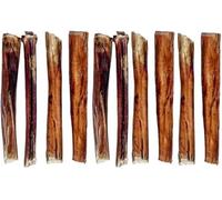 Premium Quality Extra Thick Bulls Pizzles Bully Dental Sticks Dog Treat Chews Treat Dog Food (Pack of 20)