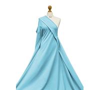 Premium Quality | French Terry Fabric | Cotton Elastane Blend |4 Way Stretch Material | Oeko-TEX® Certified | Fabriques (Sky Blue, 8" X 8" Sample)