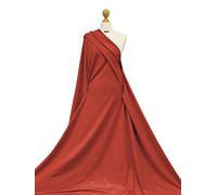 Premium Quality | French Terry Fabric | Cotton Elastane Blend |4 Way Stretch Material | Oeko-TEX® Certified | Fabriques (Red, 8" X 8" Sample)